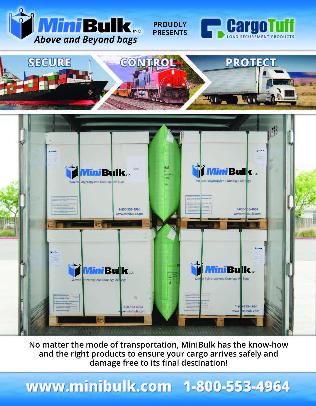 dunnage air bags cargo securement